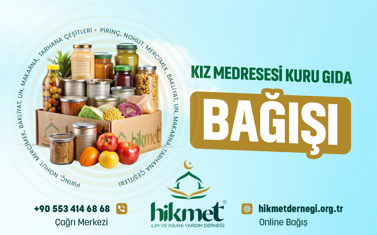 Kız Medresesine Kuru Gıda İkramı